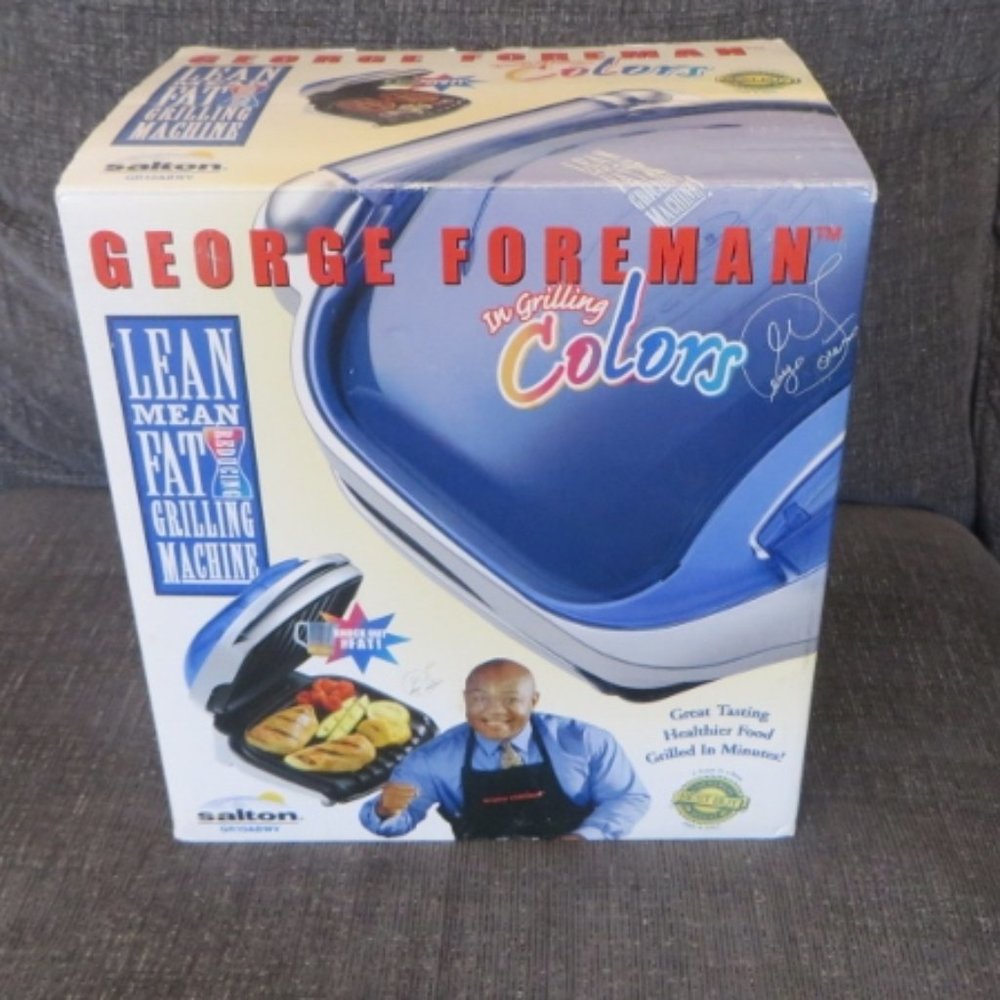 GEORGE FOREMAN GRILL - Colors Edition - NEW IN BOX